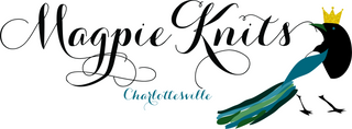 Logo for Magpie Knits in Charlottesville, VA