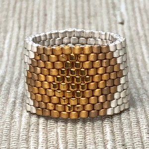 Pale Silver and Three Shades of Gold Brackets